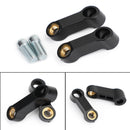 Motorcycle Mirror Extension Heightening Extension Bracket Black 10mm M10 Suitable for Honda Universal
