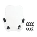 Universal Motorcycle Adjustable Windshield Windshield 22MM 25MM 28MM Handlebar Generic