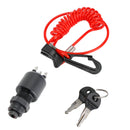 2002 V4 60 Degree ENGINE Ignition Key Switch & Safety Tether Generic