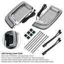 Tracer LED lower/fairing lower grills lights for Electra FLH/T Road Glide generic