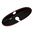 Schwarz/grau kariert rot Rückspiegelabdeckung für BMW MINI Cooper R55 R56 R57 Generic