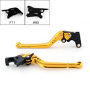 Manetas largas de freno y embrague para KTM 690 Duke R 2014-2016 (F11/A90) Negro Generic