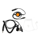 7.1-A3 Transparentes Röhren-Headset mit Mikrofon 6-Pin U94 PTT für Hytera PD780/700G/580