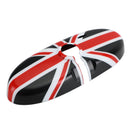 Union Jack UK Flag Rückspiegelabdeckung für MINI Cooper R55 R56 R57 Schwarz/Rot