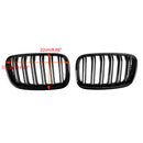 BMW X6 Hybrid E72 2008-2011 Forkofanger Nyre Grillgrill blank sort