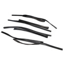 Toyota Land Cruiser FJ80 LX450 1991-1997 tira de borracha de vidro do selo da porta de 4 partes