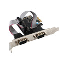 PCIE til RS232 2-ports seriel WCH382 Chip PCI-Express Extension Board Adapterkort