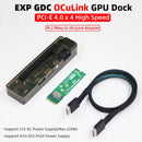 PCI-E X4 M.2 till OCULINK adapterkort, externt grafikkort, dockningsstation för bärbar dator