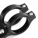 Universelle 41 -mm -Scheinwerfer -Halterung Bracket Gabel Ohrhacker Cafe Racer Black