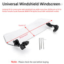 Motorcykel Justerbar Clip On Windscreen Extension Spoiler Vindafviser