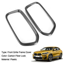 2018-2023 BMW X2 Series F39 Carbon Fiber Front Kofanger Grill Ramme Cover Trim